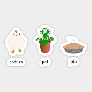 Chicken Pot Pie Sticker